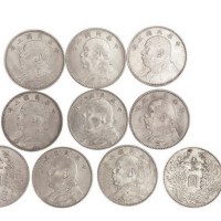 1914年民国三年袁世凯像壹圆银币十枚（LM63）