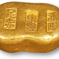 “沈阳东经足赤”一两金锭