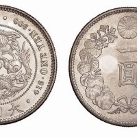 大日本明治三十五年一圆龙洋