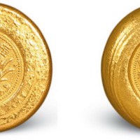 “广州恒和金库加炼足金”一两金饼