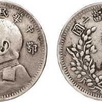 1920年民国九年袁世凯像鄂造贰角银币（LM191）