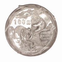 1988年熊猫12盎司银币