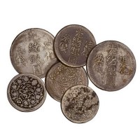 新疆迪化光绪银元一组六枚