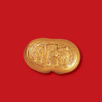 清末民初天津凤翔叶金一两金锭