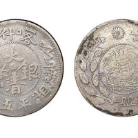 1907年新疆喀什造大清银币湘平五钱