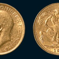 1918年英国1/2SOVEREIGN金币