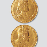 1902年英国爱德华七世国王登基纪念特大金章
