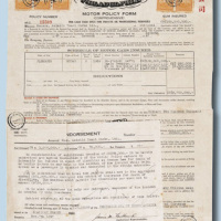 1947年北美洲保险公司保险单