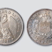 1881年智利银币