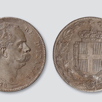 1878年意大利翁贝托一世5里拉银币