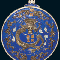 清代皇帝敕赐“泽及芸生”大型银章