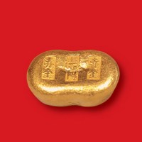 清末民初“天津正阳赤金”一两金锭