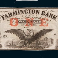 18XX年美国FARMINCTON银行1美元