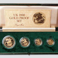 1980年英国皇家纪念金章一套四枚