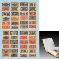 美国印钞公司印刷中国纸钞样本三巨册 近未流通