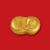 清末民初天津庆丰加炼一两金锭