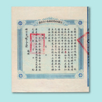 光绪年间直隶省曲阳煤矿总公司股票一枚