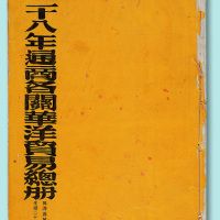 光绪二十八年（1902年）通商各关华洋贸易总册一巨册