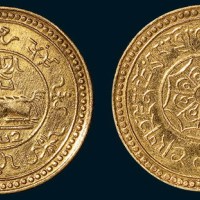西藏狮图金币20两 近未流通