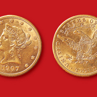 1907年美国10元金币