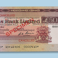 七十年代英国旅行支票样票十四册