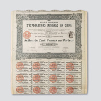 1903年中法矿业合资债券