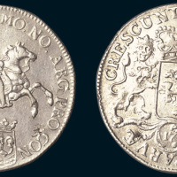 1754年荷兰1DUCATON马剑银币
