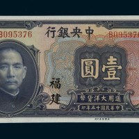 民国十五年（1926年）中央银行福建壹圆