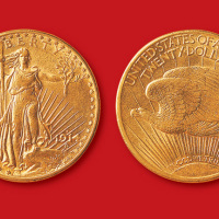 1914年美国20元金币