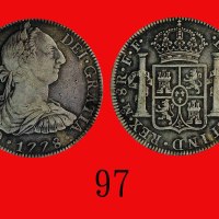 1778年(Mo FF)墨西哥银币 8RMexico: Silver 8 R, 1778 Mo FF. PCGS VF30 金盾