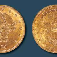 1904年美国金币一枚