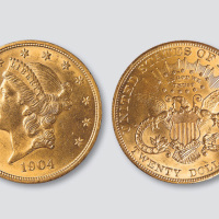 1904年美国20元金币