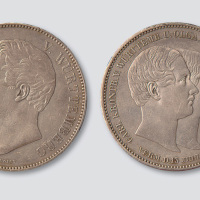 1846年德国符腾堡邦国2Thaler银币