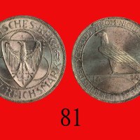 1930(A)年德国银币 3马克Germany: Silver 3 Marks, 1930A, Rhineland. PCGS MS63