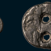 六朝“四铢”砝码钱（直径15.5mm）