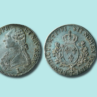 1791年法国路易十六银币
