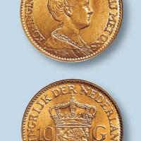 1912年荷兰10盾金币