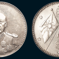 1924年曹锟戎装纪念银币