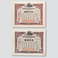 伪满南满洲铁道株式会社株券（股票）七种不同