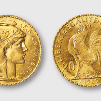 1909年法国20法郎金币