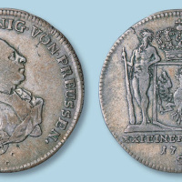 1792年德国普鲁士公国银币（小伤）