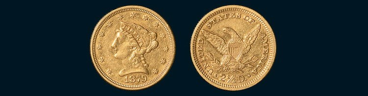1879年美国2.5元金币