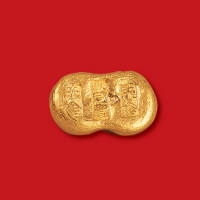 清末民初天津同丰赤金一两金锭