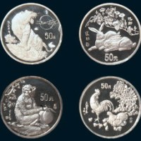 第一轮十二生肖银币5盎司共十二枚全