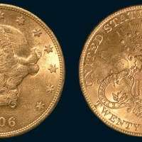 1906年美国20元金币