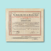 1923年汉口赛马会股票一百元一枚