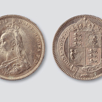 1887年英国小型银币