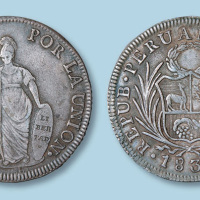 1833年秘鲁8R大银币