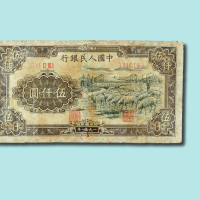 第一版人民币一组近五十枚