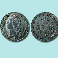 1765年法国路易十五国王银币